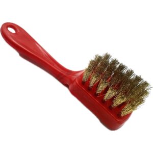 Spazzolino plastica setole ottone